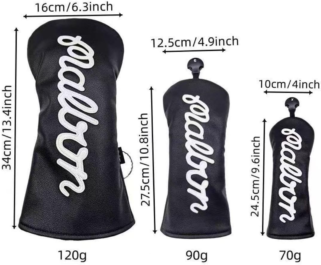 マルボンゴルフのヘッドカバー 4点セット 新品 malbon golf マルボン